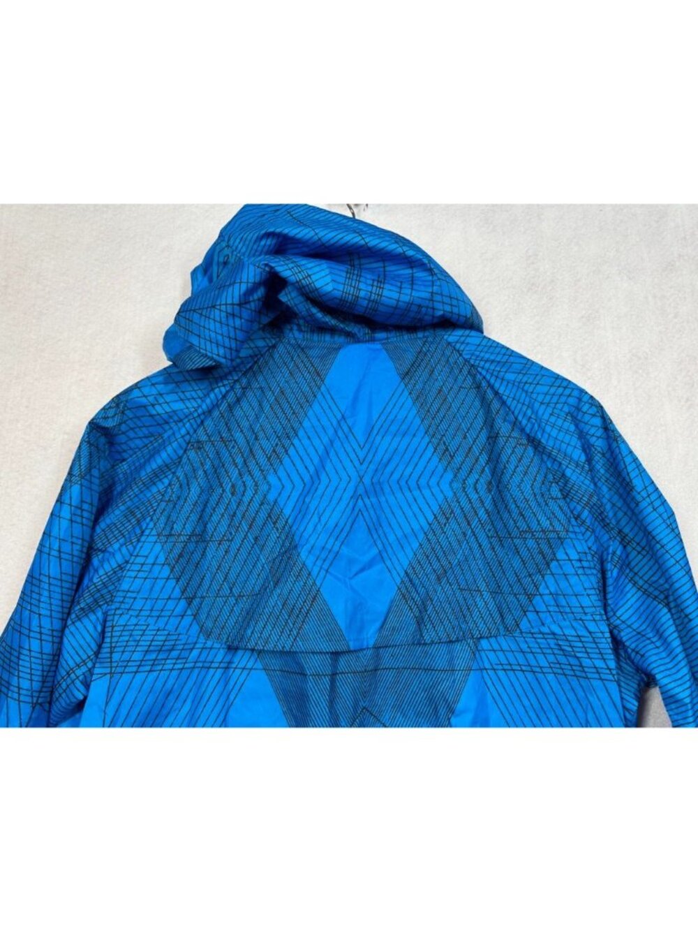 Nike Men's Windrunner Windbreaker Jacket Hooded Royal Blue Black Size Medium M - Picture 9 of 13